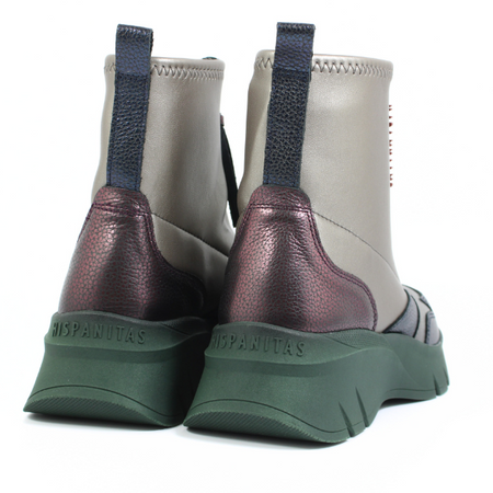 Szare sneakersy z wysoką cholewką Hispanitas CHI243628 r39