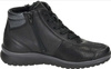 Wygodne Botki Skórzane Comfortabel 990385-01 Czarny r39
